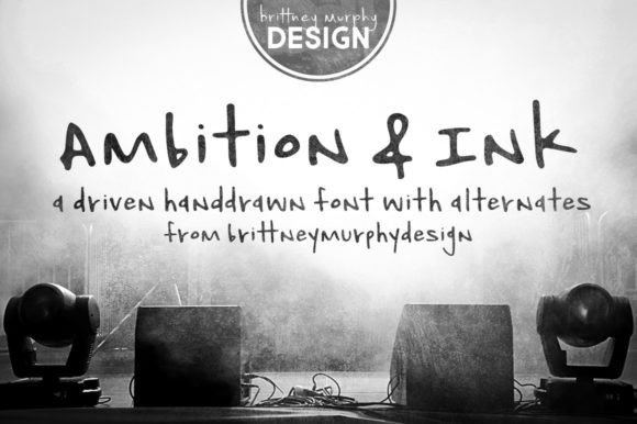 Ambition Ink: A Modern Typeface for Web Design