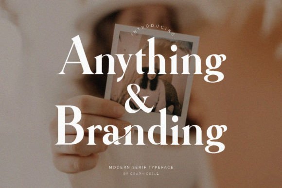 Anything Branding Serif Font for Web Design