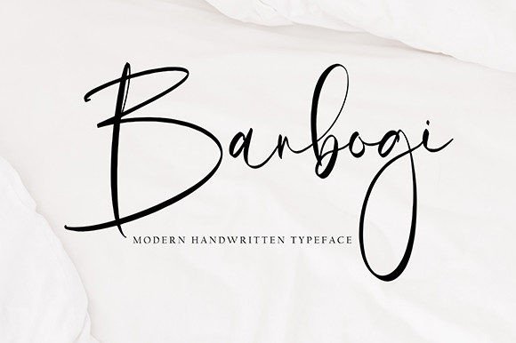 Banbogi: A Modern Handwritten Font for Editorial Design