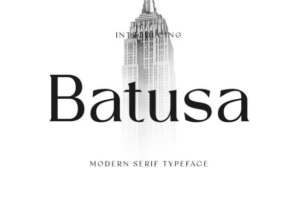 Batusa Serif Font for Editorial Design