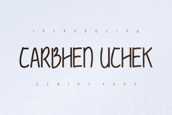 Carbhen Uchek: A Modern Font for Branding That Stands Out