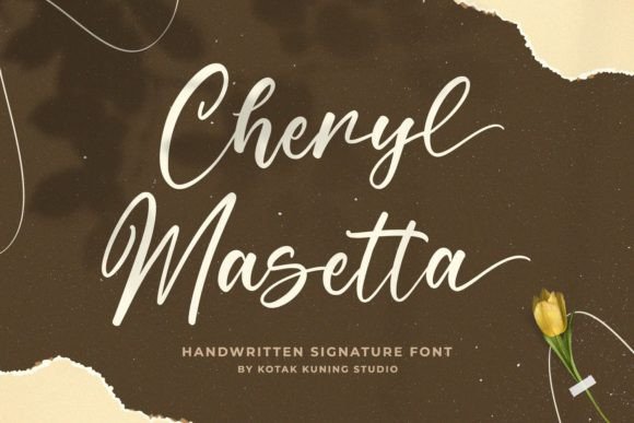 Cheryl Masetta: A Modern Handwritten Font for Digital Projects