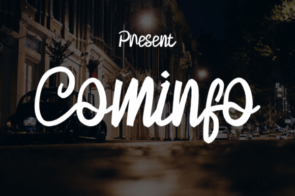 Cominfo: A Modern Script Font for Polished Branding