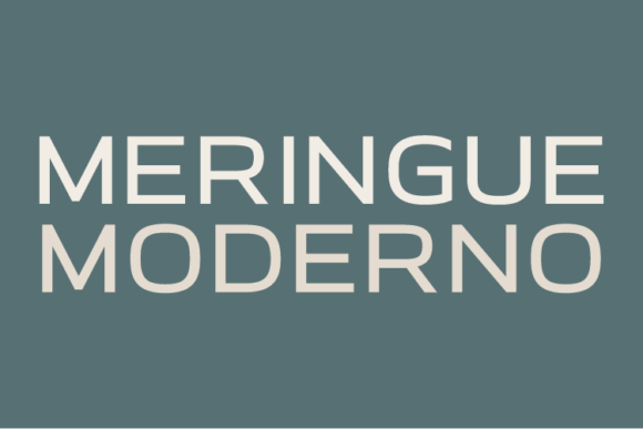 Discover Meringue Moderno: A Versatile Sans Serif Font for Branding