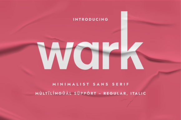 Discover Wark: A Modern Sans Serif Font for Branding Projects