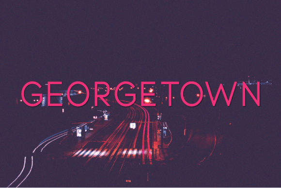 Georgetown Font for Modern Web Design