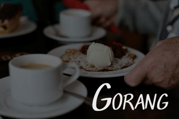 Gorang: A Modern Script Font for Digital Branding