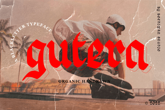 Gutera: A Modern Blackletter Font for Timeless Branding