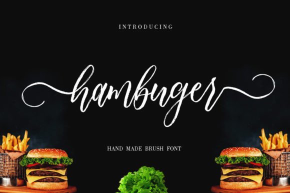 Hambuger Font Review for Campaign Design