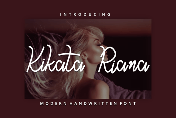 Kikata Riana: A Cool Handwritten Font for Modern Branding