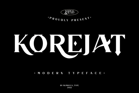 Korejat: A Playful Serif Font for Digital Branding