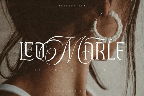 Leomarle: A Blackletter Font with Elegant Rhythm