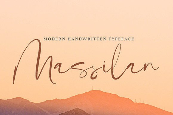 Massilan Font for Handmade Creations
