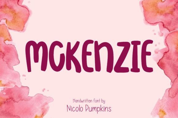 Mckenzie Font for Handmade Creations