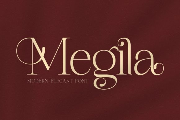 Megila: A Modern Serif Font for Professional Branding