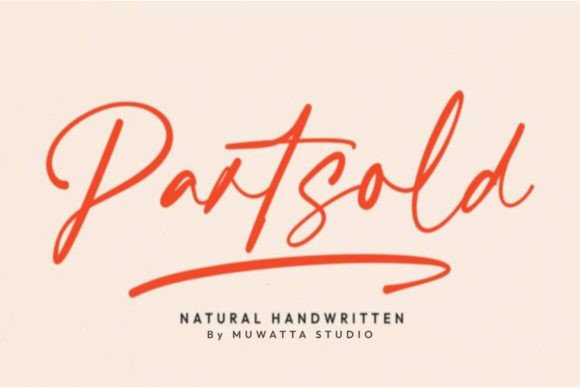 Partsold: A Natural Font for Small Business Branding