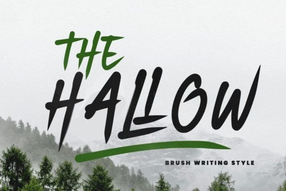 The Hallow: A Modern Handwritten Font for Web Design