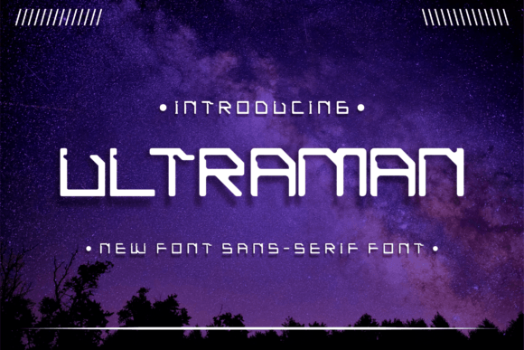 Ultraman Sans Serif Font for Modern Editorial Design
