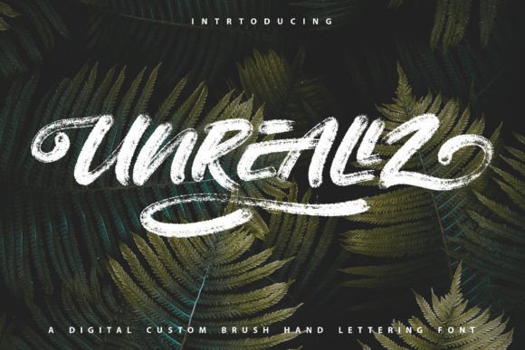 Unreallz: A Handwritten Font That Elevates Your Craft