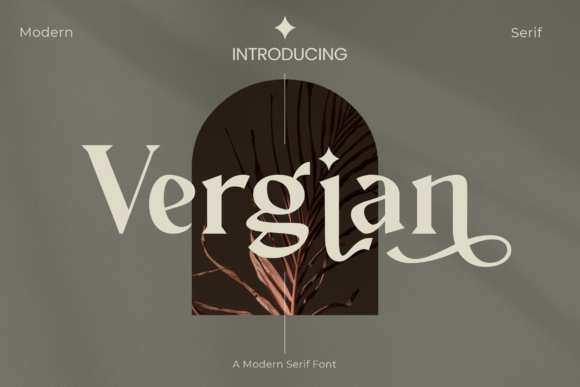 Vergian Serif Font for Handmade Creations